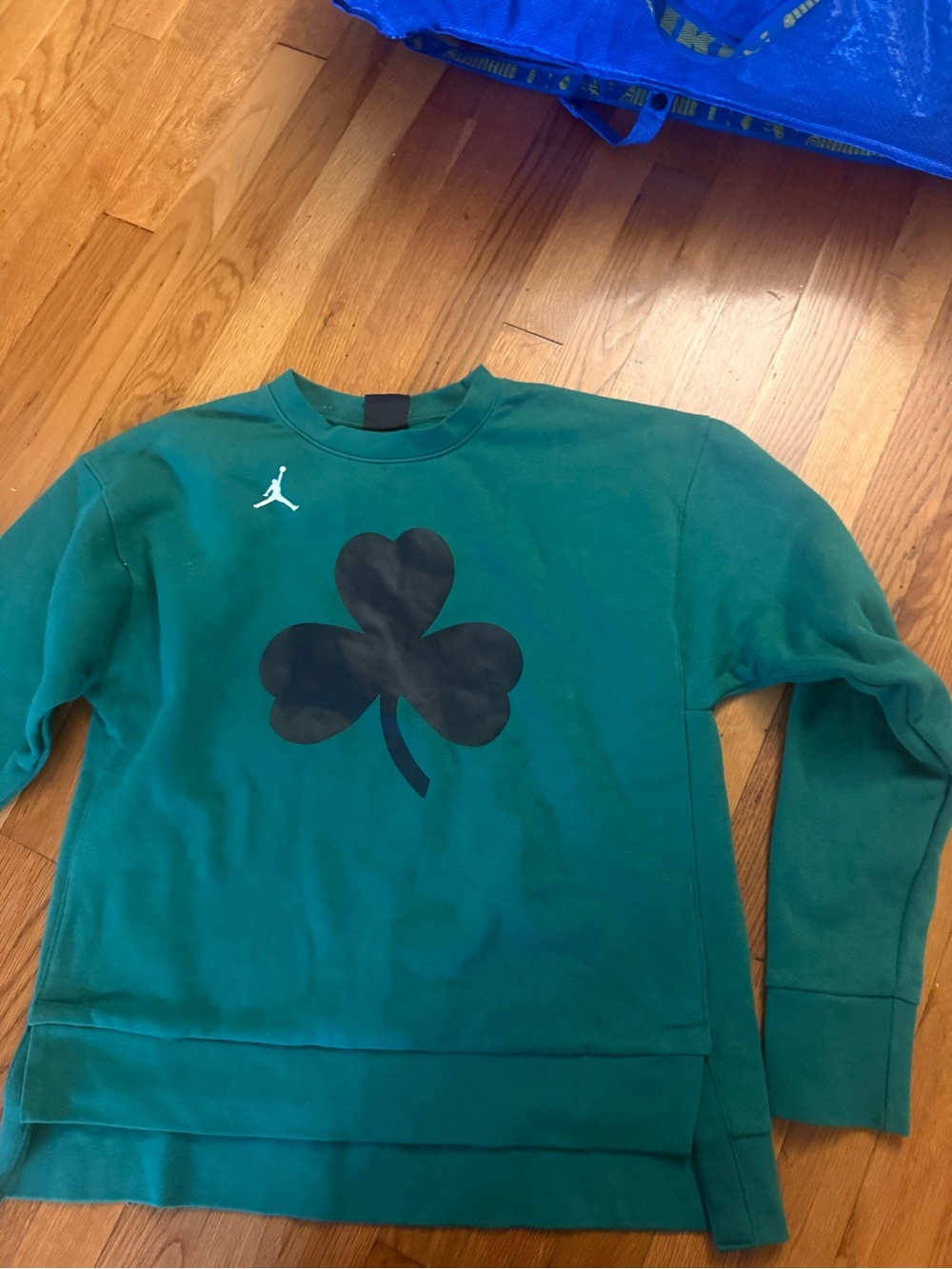 Jordan ' Green Celtics Shamrock Sweatshirt